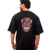 Over-sized Black Skull T-Shirt