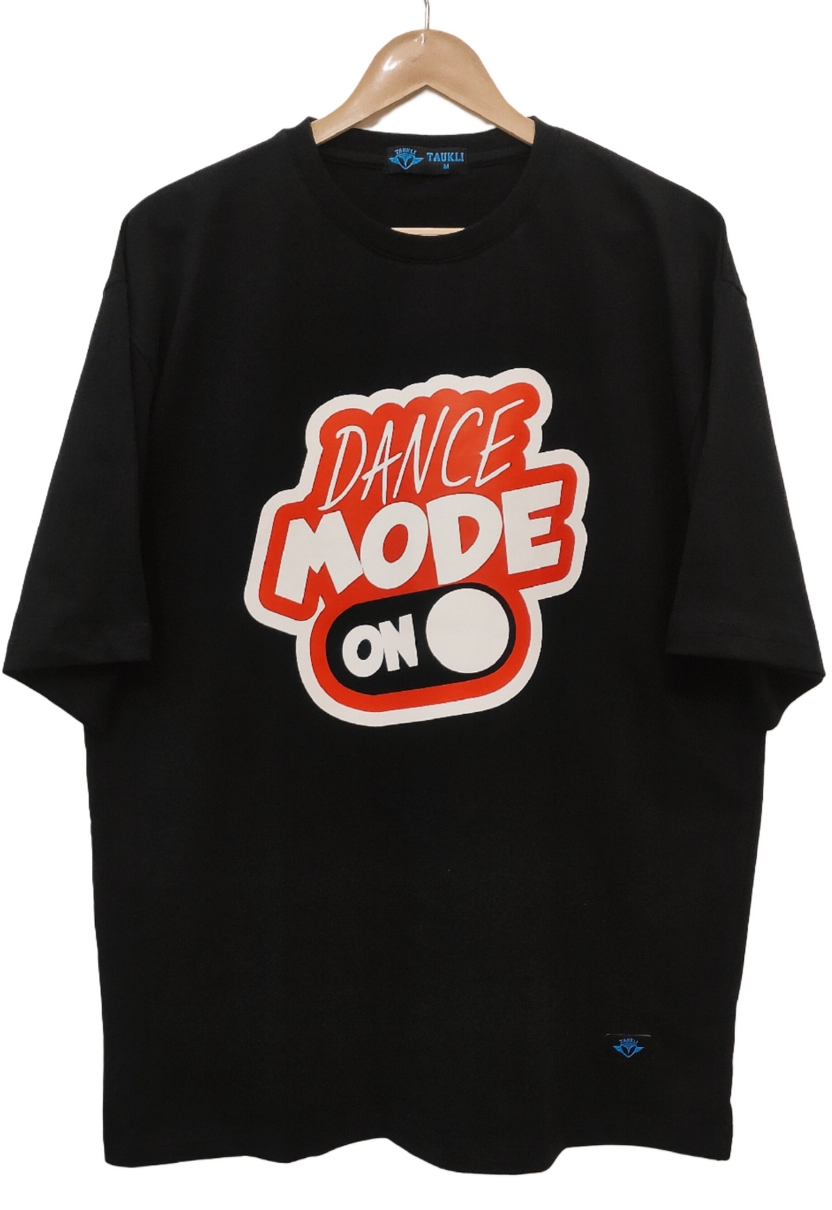 Oversized Black Dance Mode On T-Shirt