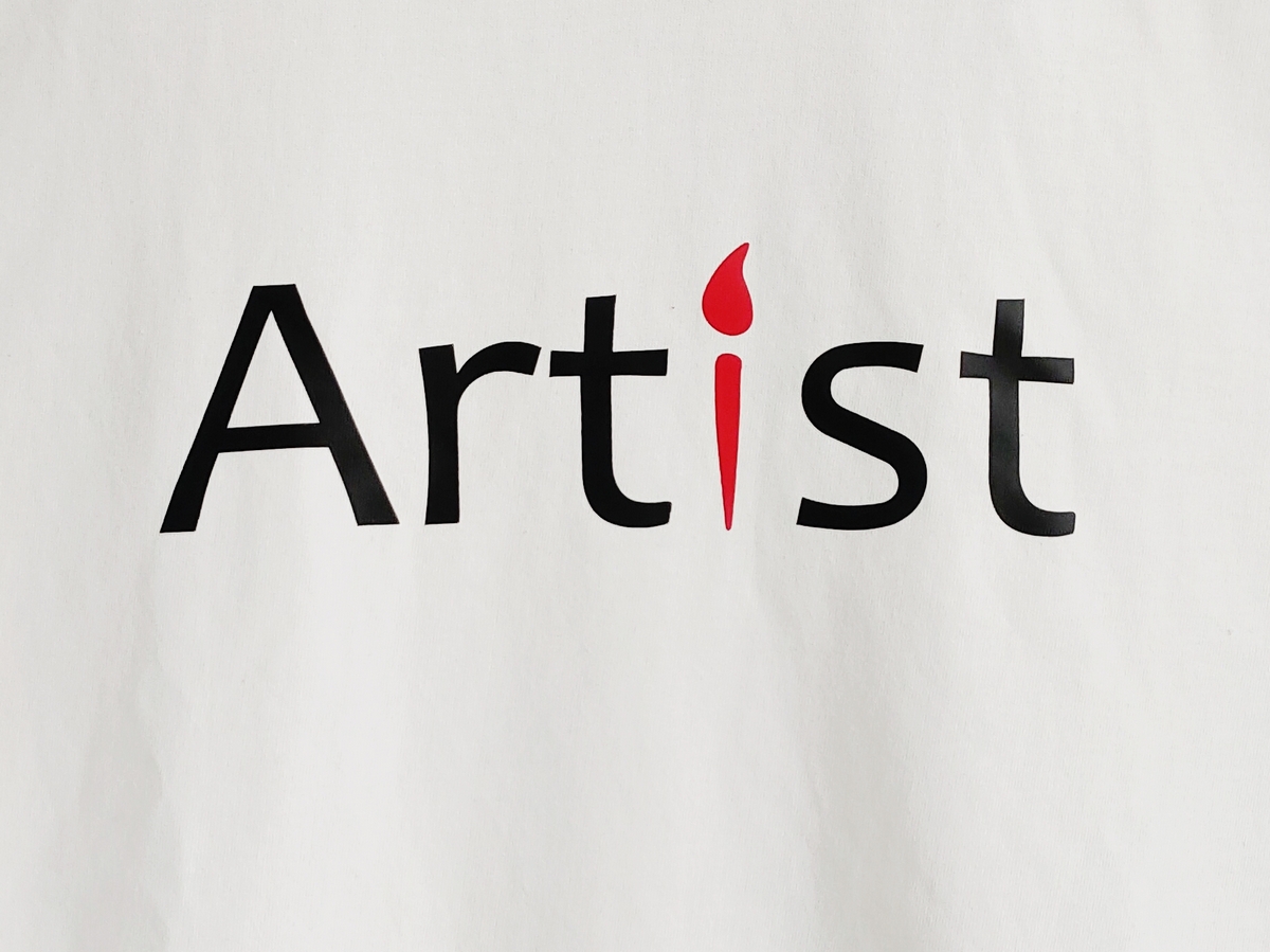 Oversized Artist White T-Shirt - Image 3