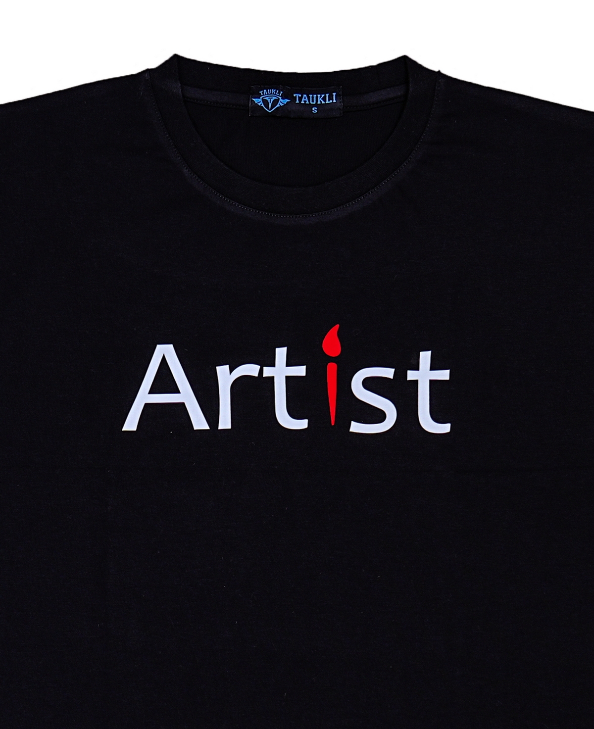 Oversized Black Artist T-Shirt - Image 4